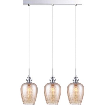 ITALUX - Κρεμαστό φωτιστικό οροφής PIRITA 3xE14/40W/230V