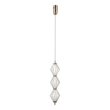 ITALUX - Κρεμαστό LED φωτιστικό SEVILLA LED/15W/230V 3000K χρυσό