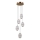 ITALUX - LED κρεμαστό φωτιστικό με καλώδιο ALANI 5xLED/5,6W/230V 3000K χρυσό