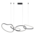 ITALUX - LED κρεμαστό φωτιστικό με καλώδιο FONTE LED/60W/230V 3000/4000/6000K μαύρο