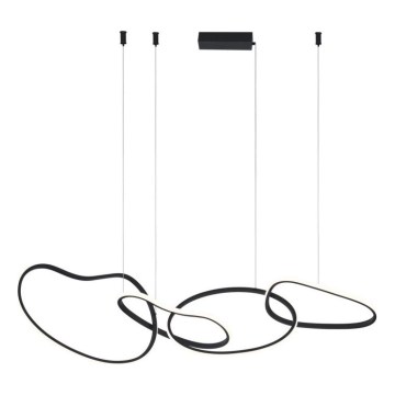 ITALUX - LED κρεμαστό φωτιστικό με καλώδιο FONTE LED/60W/230V 3000/4000/6000K μαύρο