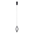 ITALUX - LED κρεμαστό φωτιστικό με καλώδιο SEVILLA LED/5W/230V 3000K μαύρο