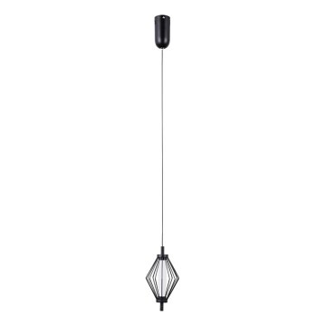 ITALUX - LED κρεμαστό φωτιστικό με καλώδιο SEVILLA LED/5W/230V 3000K μαύρο