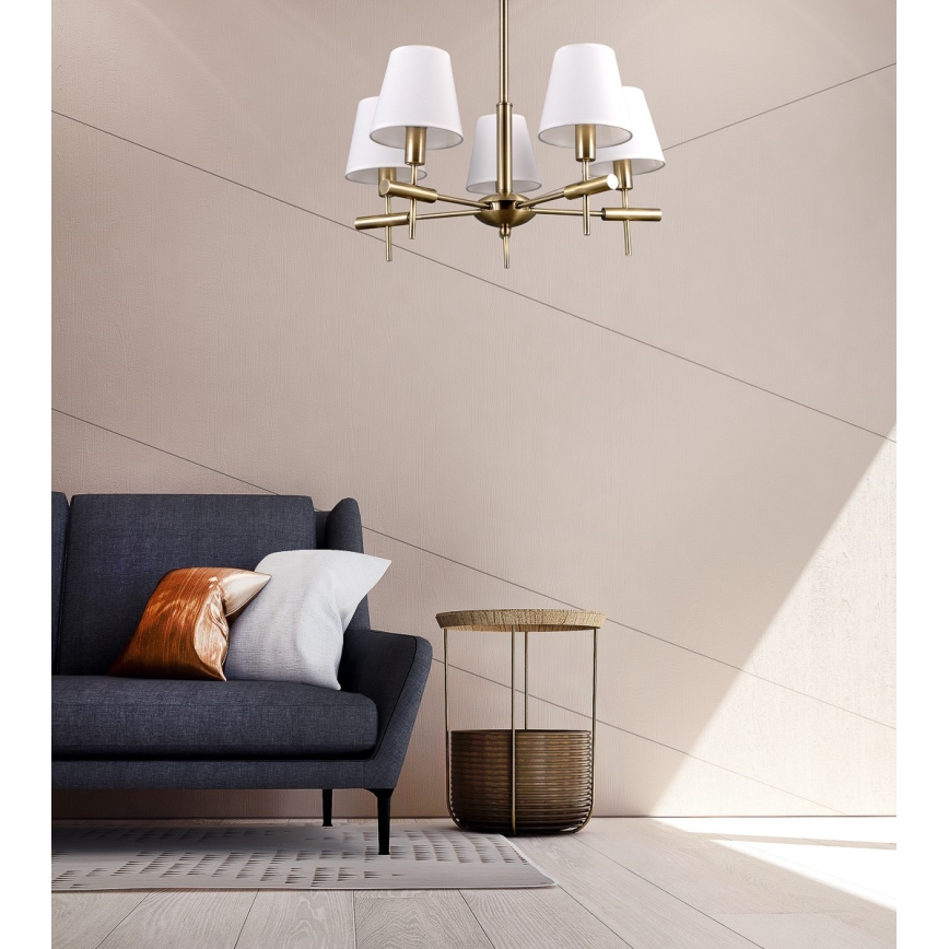 ITALUX - Κρεμαστός πολυέλαιος BALTER 5xE14/40W/230V