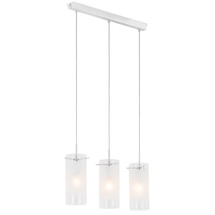 ITALUX - Πολύφωτο με συρματόσχοινο BLEND 3xE27/60W/230V