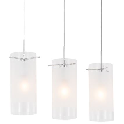ITALUX - Πολύφωτο με συρματόσχοινο BLEND 3xE27/60W/230V