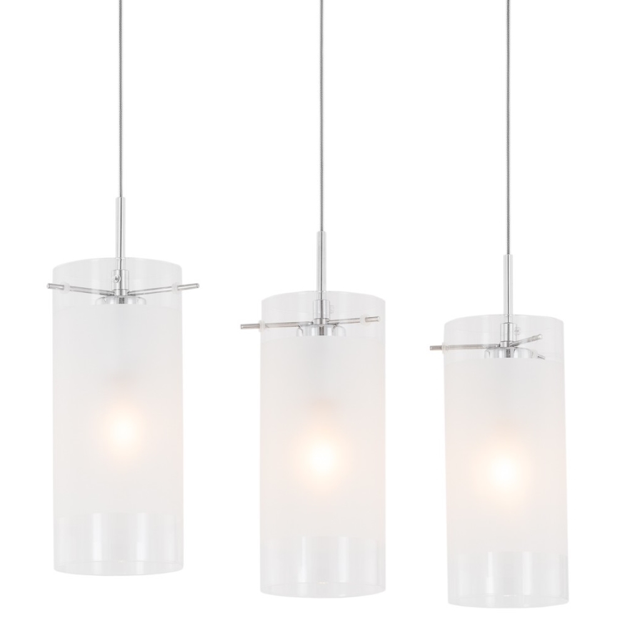 ITALUX - Πολύφωτο με συρματόσχοινο BLEND 3xE27/60W/230V