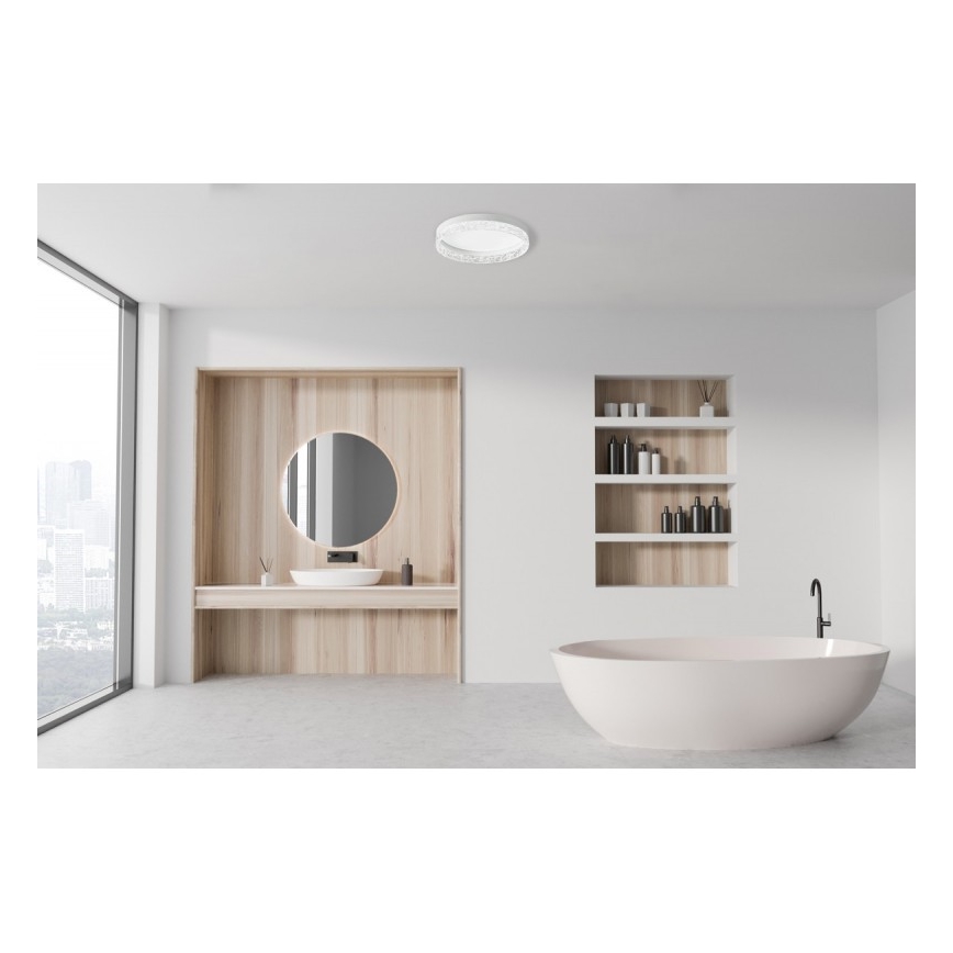 ITALUX - LED ρυθμιζόμενο φωτιστικό οροφής RANTE LED/58W/230V 3000-6500K Ø 50 cm λευκό + τηλεχειριστήριο