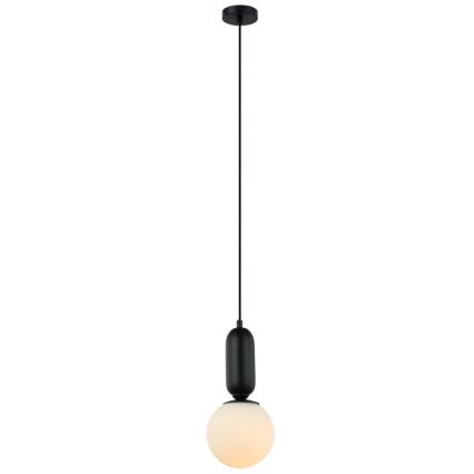 ITALUX - Κρεμαστό φωτιστικό οροφής ALDEVA 1xE27/40W/230V μαύρο