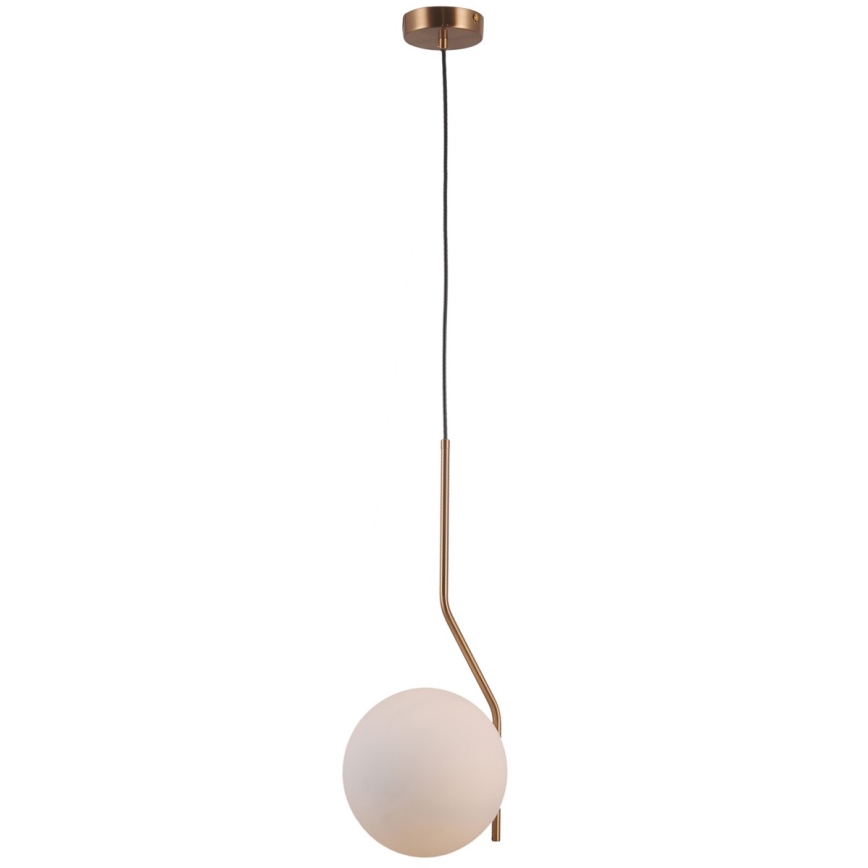ITALUX - Κρεμαστό φωτιστικό οροφής CARIMI 1xE27/5W/230V ορείχαλκος