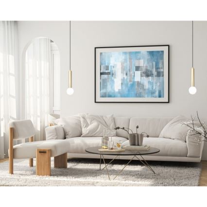 ITALUX - Κρεμαστό φωτιστικό με καλώδιο FILANO 1xG9/5W/230V, χρυσό