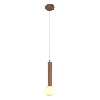 ITALUX - Κρεμαστό φωτιστικό με καλώδιο FILANO 1xG9/5W/230V καφέ