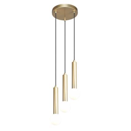 ITALUX - Αναρτώμενο φωτιστικό σε καλώδιο FILANO 3xG9/5W/230V χρυσό
