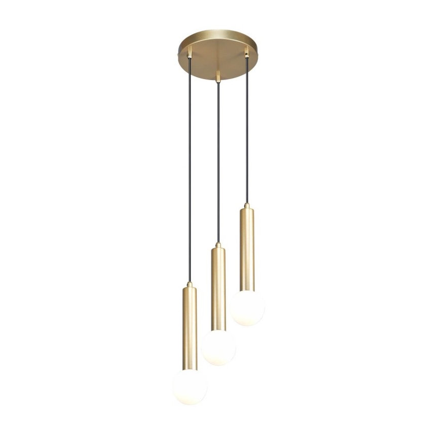 ITALUX - Αναρτώμενο φωτιστικό σε καλώδιο FILANO 3xG9/5W/230V χρυσό