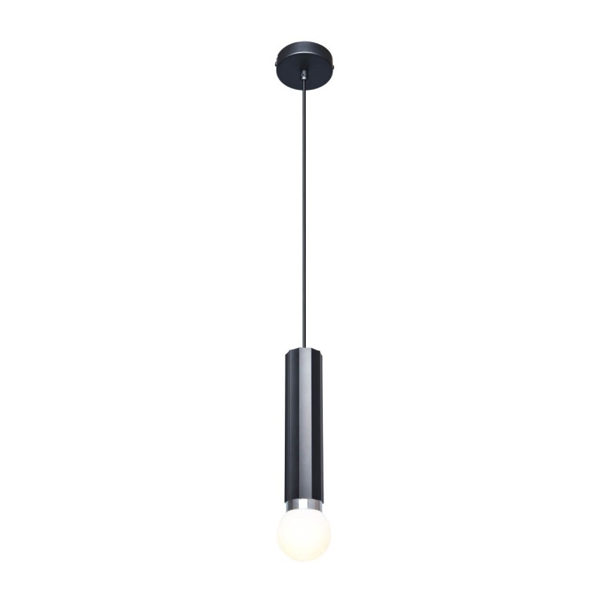 ITALUX - Κρεμαστό φωτιστικό με καλώδιο MACERA 1xE27/40W/230V μαύρο