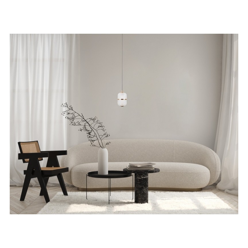 ITALUX - Κρεμαστό φωτιστικό ALANI σε καλώδιο, LED/6W/230V 3000K, χρυσό
