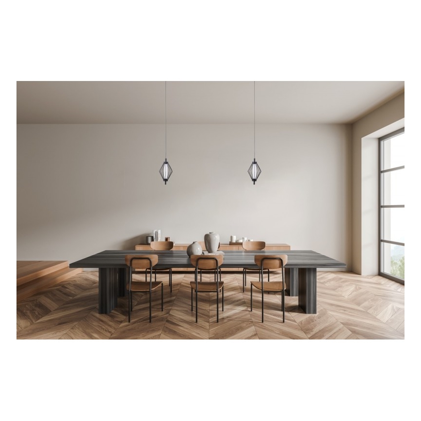 ITALUX - LED κρεμαστό φωτιστικό με καλώδιο SEVILLA LED/5W/230V 3000K μαύρο