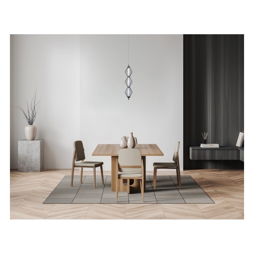 ITALUX - Κρεμαστό φωτιστικό LED σε καλώδιο SEVILLA LED/15W/230V 3000K μαύρο
