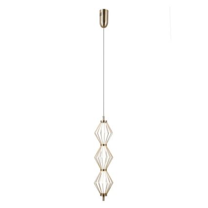 ITALUX - Κρεμαστό LED φωτιστικό SEVILLA LED/15W/230V 3000K χρυσό