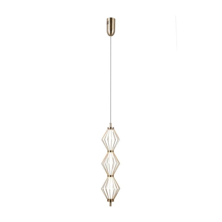 ITALUX - Κρεμαστό LED φωτιστικό SEVILLA LED/15W/230V 3000K χρυσό