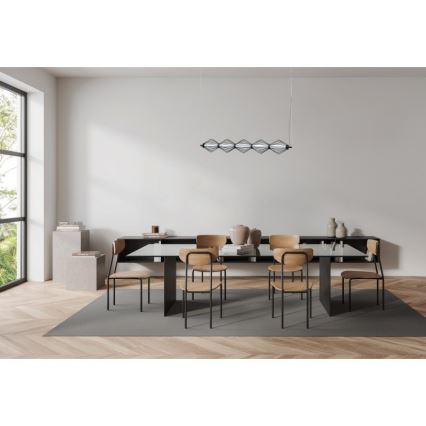ITALUX - Κρεμαστό φωτιστικό LED με καλώδιο SEVILLA LED/25W/230V 3000K μαύρο
