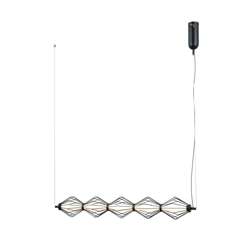ITALUX - Κρεμαστό φωτιστικό LED με καλώδιο SEVILLA LED/25W/230V 3000K μαύρο