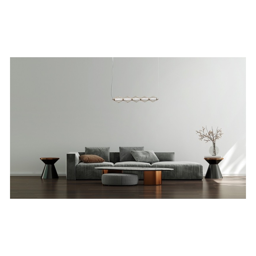 ITALUX - Κρεμαστό φωτιστικό LED με καλώδιο SEVILLA LED/25W/230V 3000K χρυσό