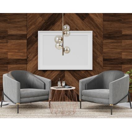 ITALUX - Φωτιστικό οροφής CANELLO 5xG9/5W/230V ορείχαλκος