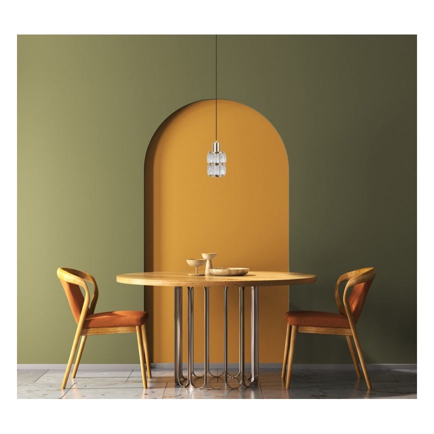 ITALUX - Κρεμαστό φωτιστικό με καλώδιο ALMA 1xE27/40W/230V χρυσό