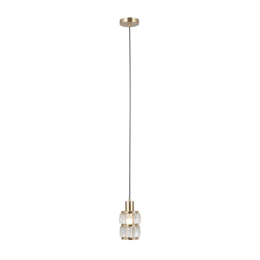 ITALUX - Κρεμαστό φωτιστικό με καλώδιο ALMA 1xE27/40W/230V χρυσό