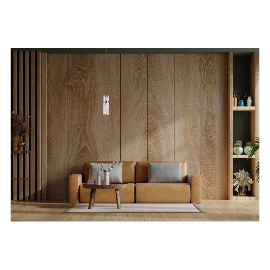 ITALUX - Κρεμαστό φωτιστικό με καλώδιο TARASO 1xE14/40W/230V χρυσό