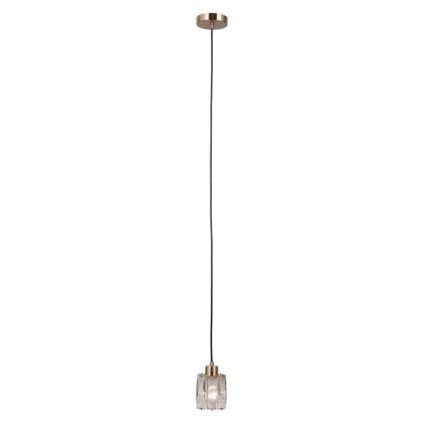 ITALUX - Κρεμαστό φωτιστικό TORNO με καλώδιο 1xE14/40W/230V, χρυσό
