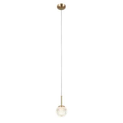 ITALUX - Κρεμαστό φωτιστικό με καλώδιο PADRI 1xG9/5W/230V χρυσό
