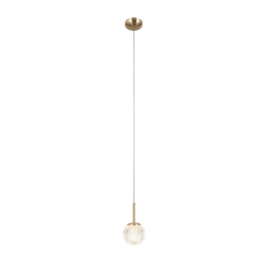 ITALUX - Κρεμαστό φωτιστικό με καλώδιο PADRI 1xG9/5W/230V χρυσό