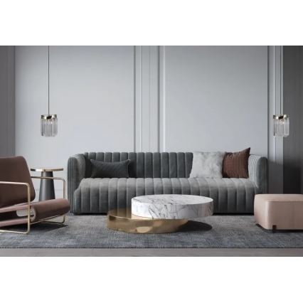 ITALUX - Κρεμαστό φωτιστικό οροφής SABRIGA 1xE14/40W/230V ματ χρώμιο