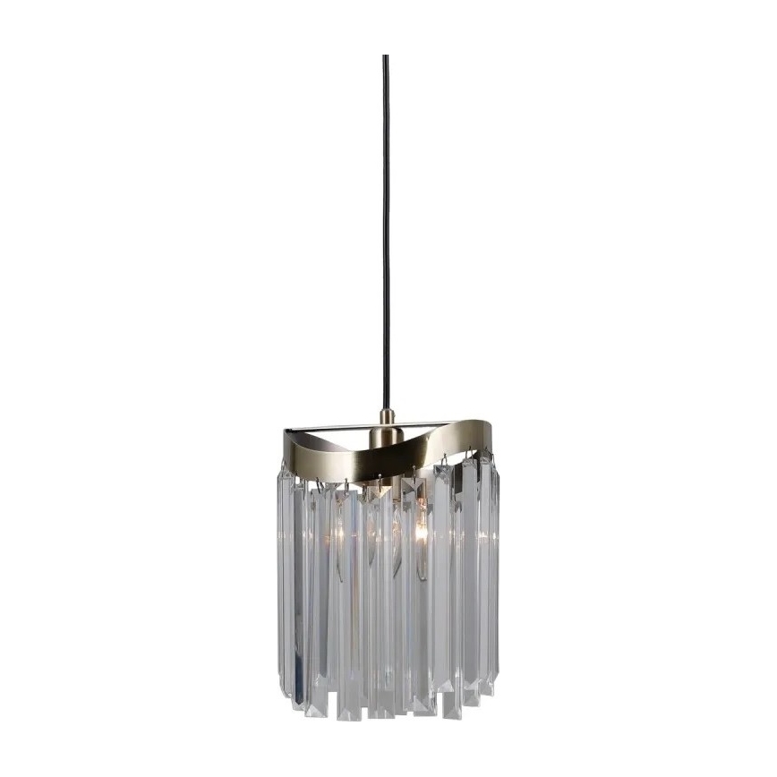 ITALUX - Κρεμαστό φωτιστικό οροφής SABRIGA 1xE14/40W/230V ματ χρώμιο