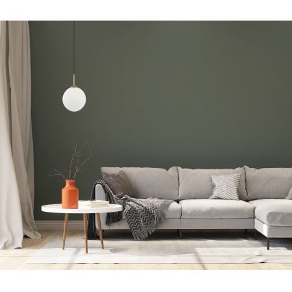 ITALUX - Φωτιστικό οροφής με καλώδιο DEORE 1xE27/40W/230V διάμ. 30 εκ. μπρονζέ