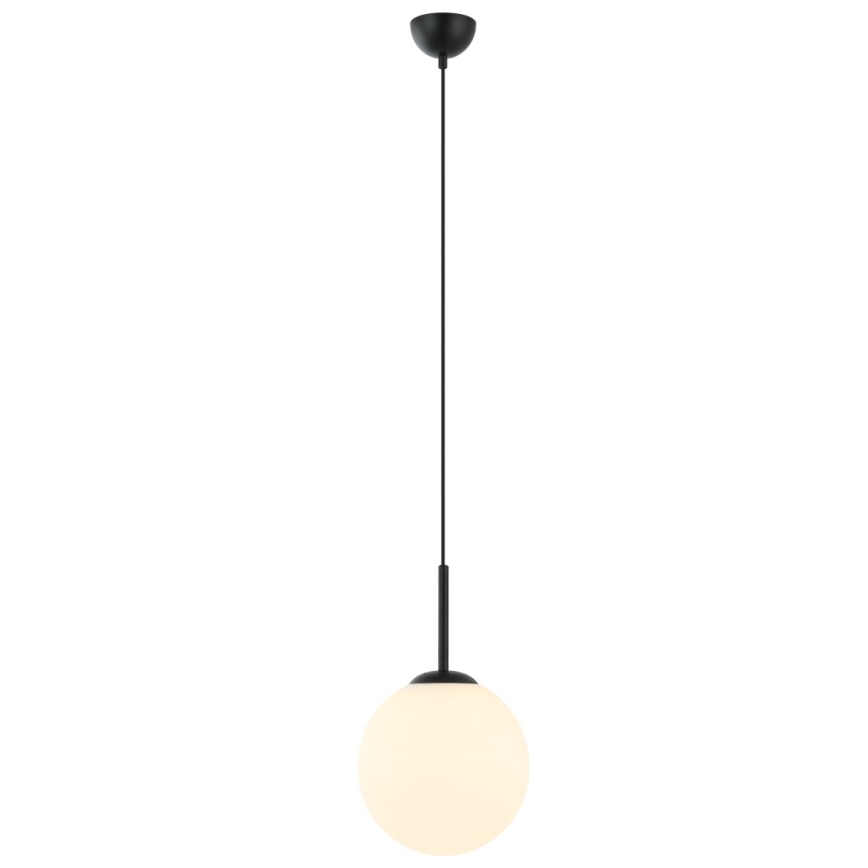 ITALUX - Πολύφωτο με συρματόσχοινο DEORE 1xE27/40W/230V διάμετρος 25 cm μαύρο