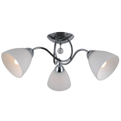 ITALUX - Πλαφονιέρα οροφής LUGANO 3xE27/40W/230V