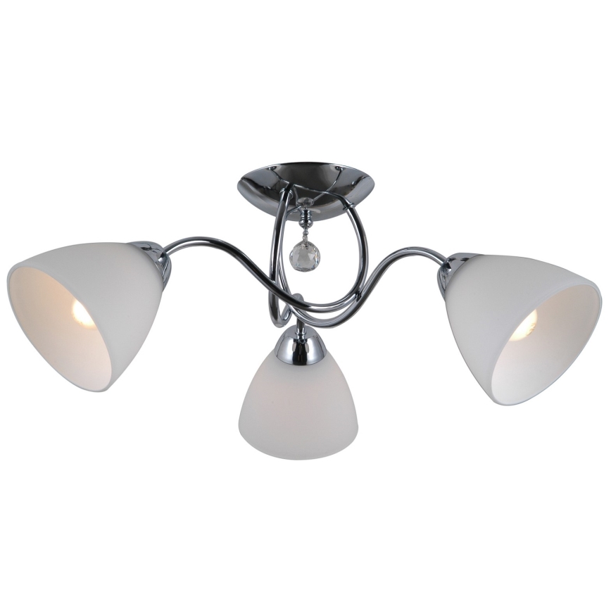 ITALUX - Πλαφονιέρα οροφής LUGANO 3xE27/40W/230V