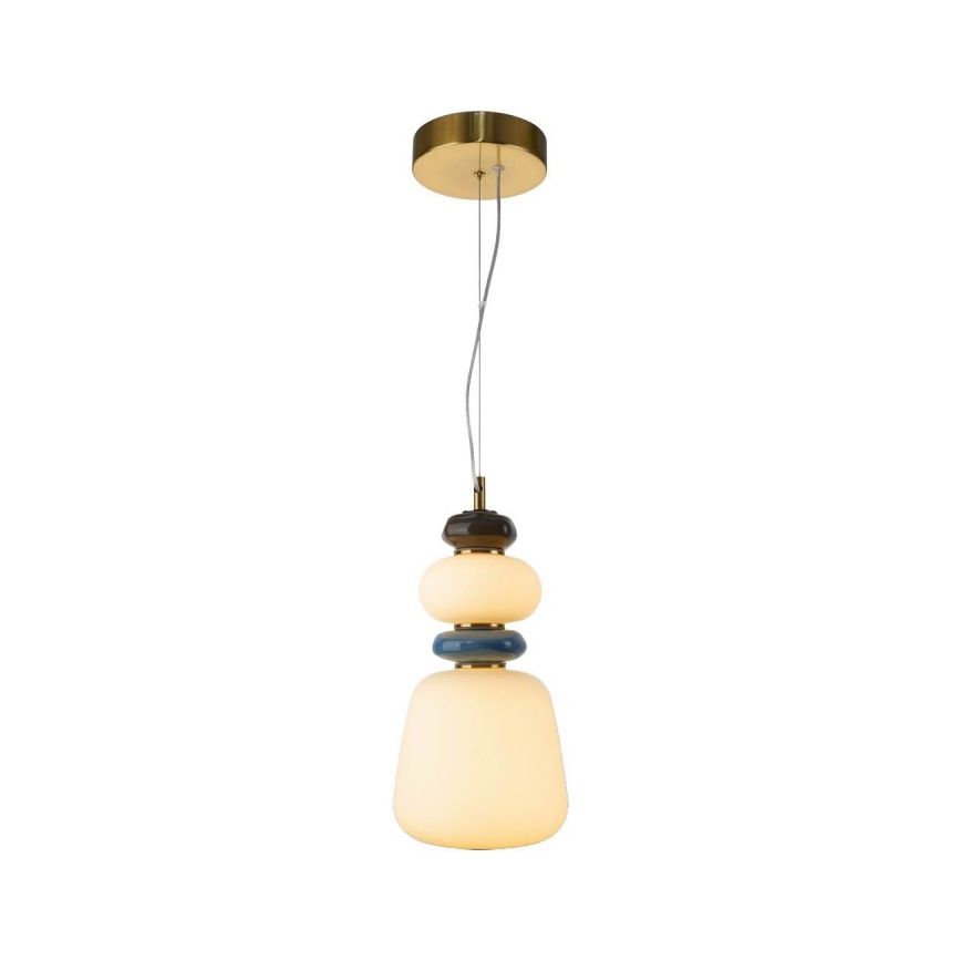 ITALUX - Κρεμαστό φωτιστικό LED με καλώδιο EVANS LED/12W/230V 3000K χρυσό/λευκό