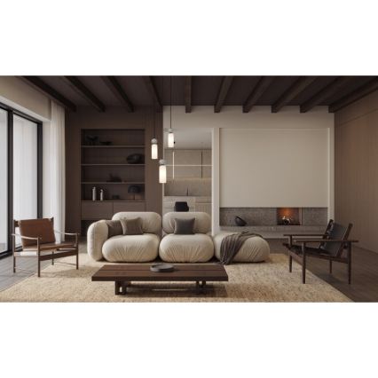 ITALUX - Κρεμαστό φωτιστικό SANTOS με καλώδιο 3xG9/40W/230V μαύρο