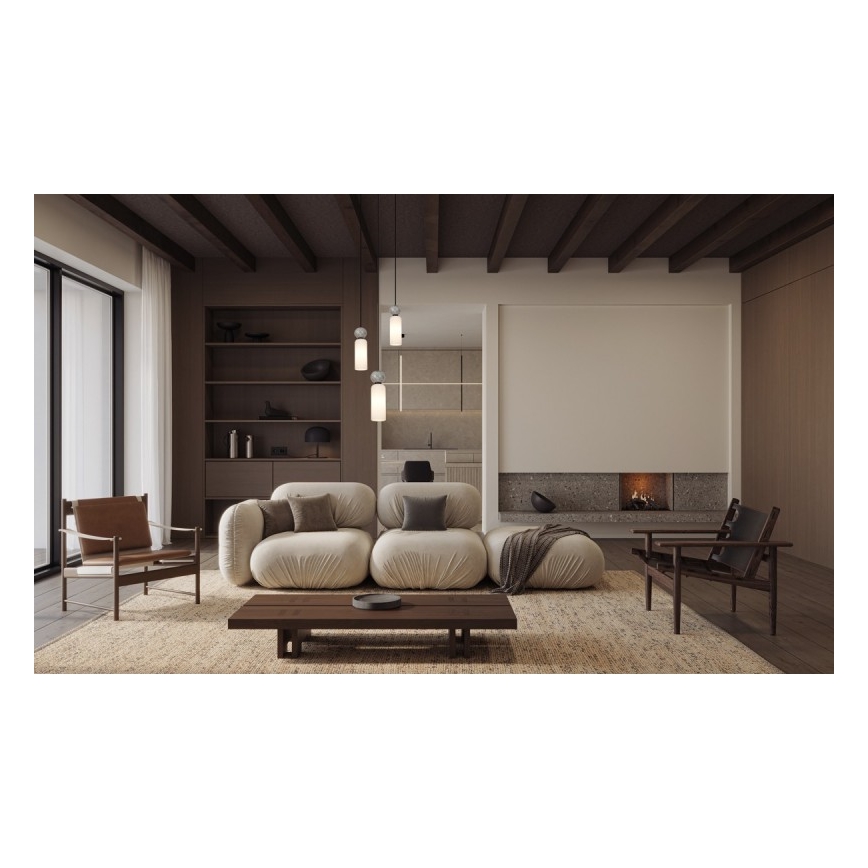ITALUX - Κρεμαστό φωτιστικό SANTOS με καλώδιο 3xG9/40W/230V μαύρο