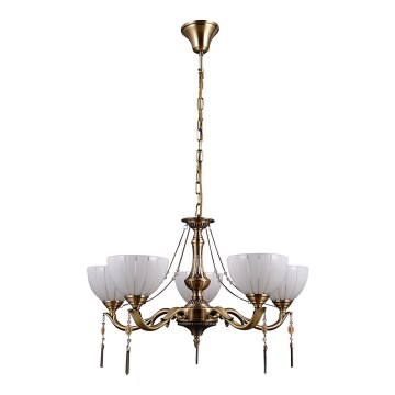 ITALUX - Πολύφωτο με αλυσίδα BAXIO 5xE27/60W/230V