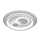 ITALUX - Ρυθμιζόμενο LED φωτιστικό οροφής PARCO LED/55W/230V 3000-6500K Ø 50 cm λευκό + τηλεχειριστήριο