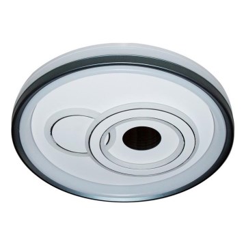 ITALUX - Ρυθμιζόμενο LED φωτιστικό οροφής PORTA LED/40W/230V 3000-6500K διάμ. 50 cm μαύρο + τηλεχειριστήριο