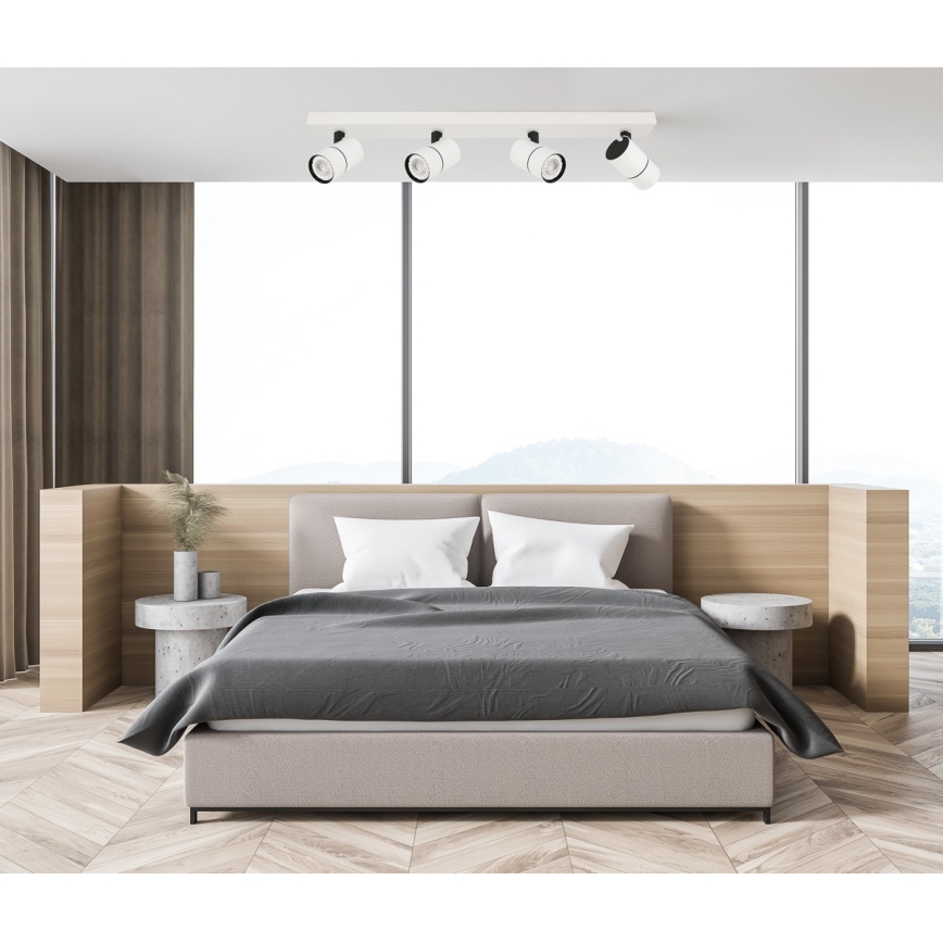 ITALUX - Φωτιστικό σποτ LACONI 4xGU10/35W/230V λευκό