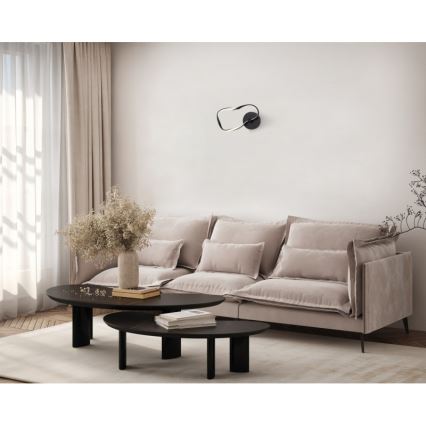 ITALUX - LED Επιτοίχιο φωτιστικό AMAYA LED/20W/230V μαύρο
