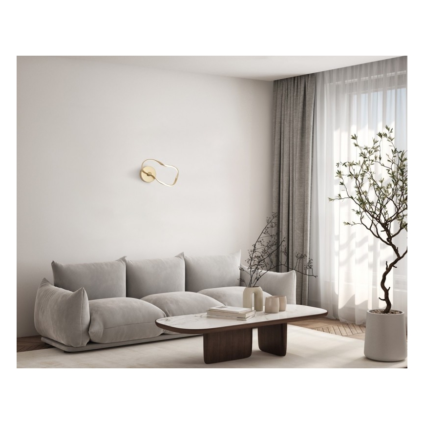 ITALUX - Επιτοίχιο φωτιστικό LED AMAYA LED/20W/230V χρυσό
