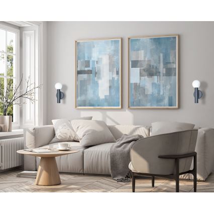 ITALUX - Επιτοίχιο φωτιστικό FILANO 1xG9/5W/230V μαύρο